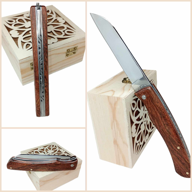 L'Ambacien ®™ acier en Camel Thorn (acacia girafe)