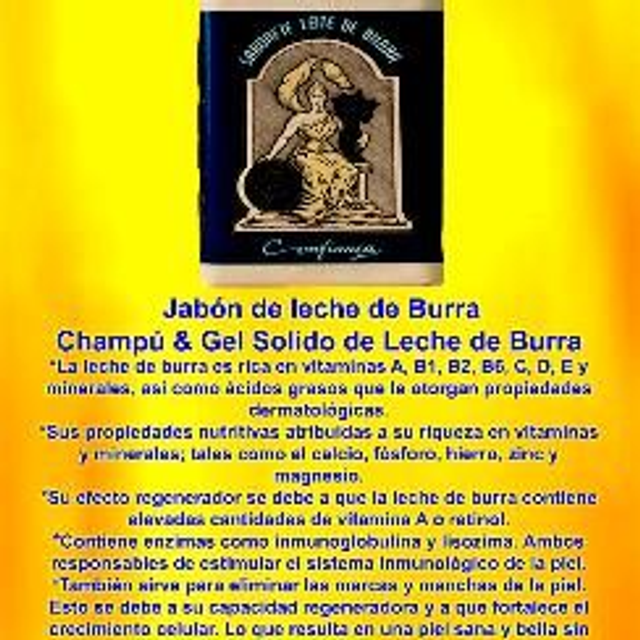 Jabón de Leche de Burra
