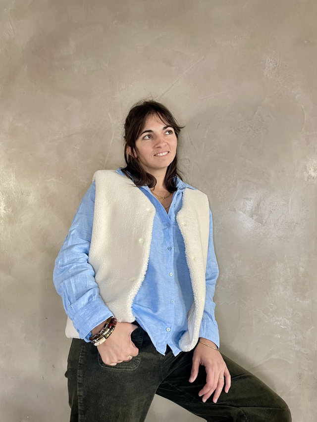 Gilet Sherpa Femme