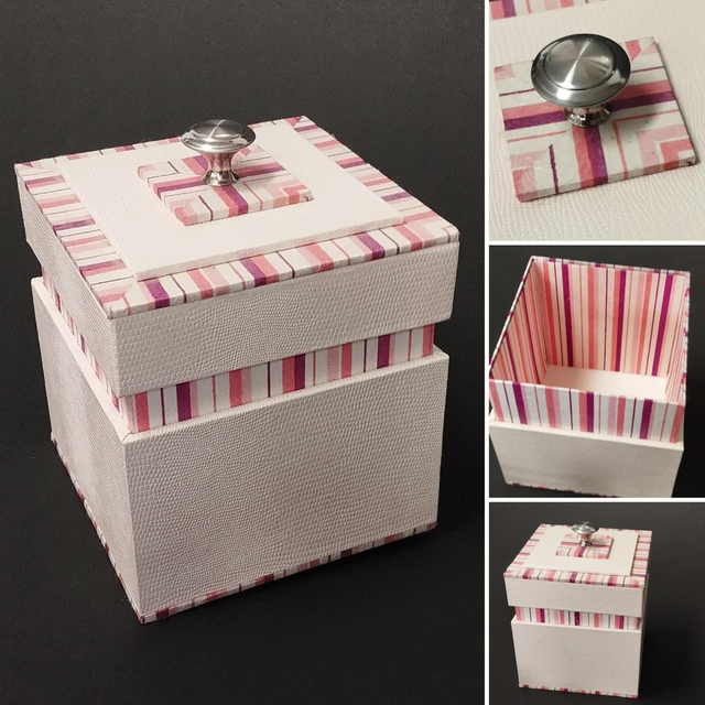 Boîte à onglets - rose