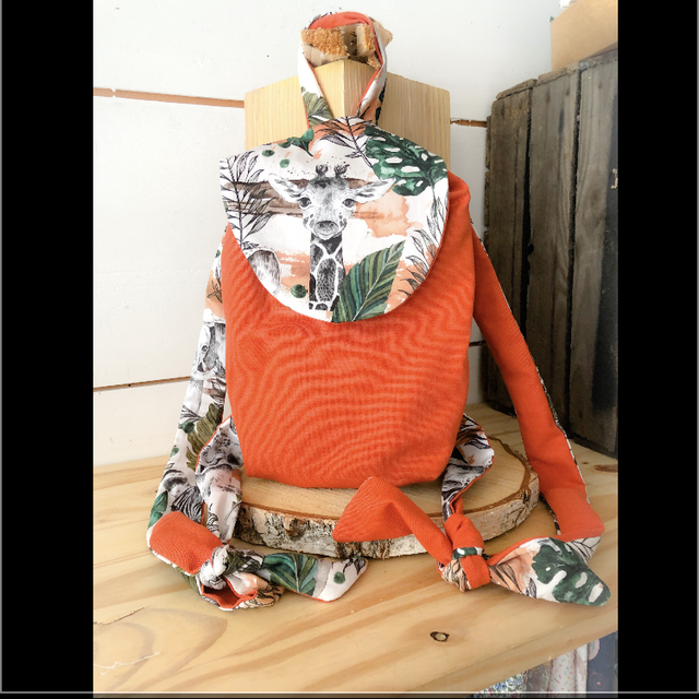 Sac à Dos Safari girafe 