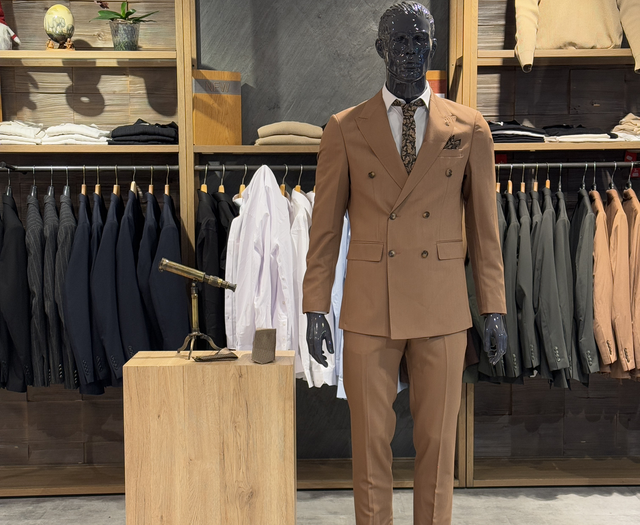 Herrenanzug Cappucino