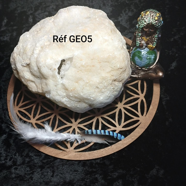 Géode Quartz cristal* env11cm