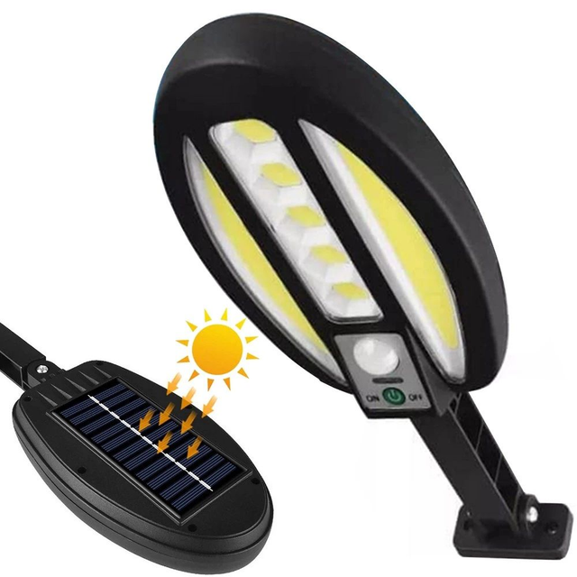 Lampe solaire 95 LED avec détecteur de mouvement