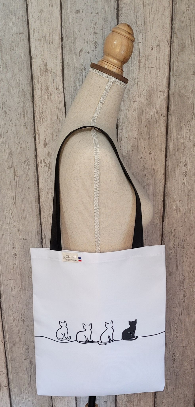 Tote bag Chats