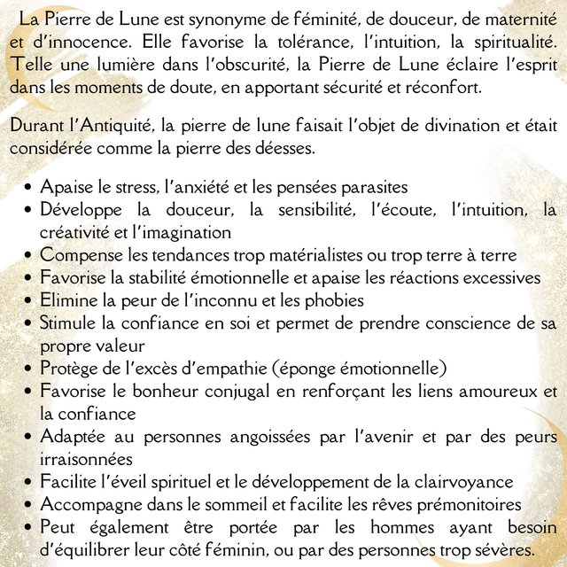 Pendentif Pierre de Lune