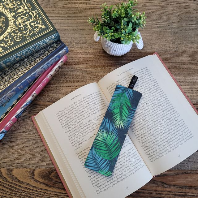 Marque-page 077 : Feuilles palmier