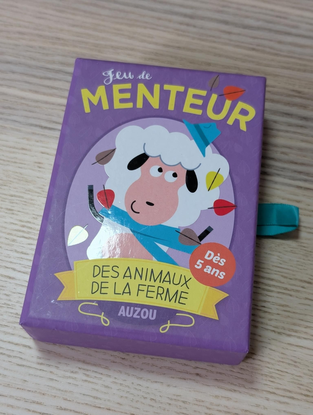 Jeu de menteur Auzou - Prix neuf : 9.95 euros