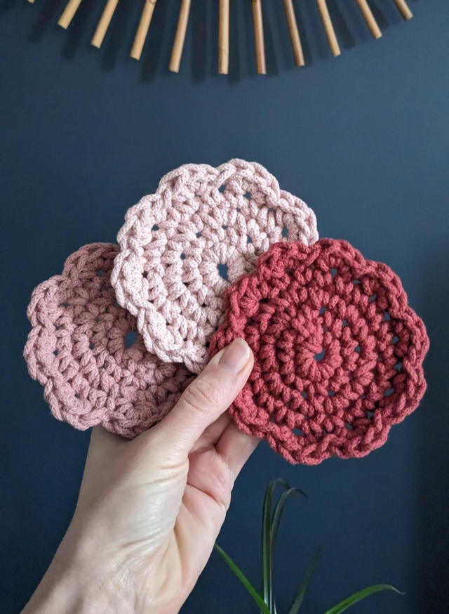 Dessous de tasse &quot;FLEUR&quot;