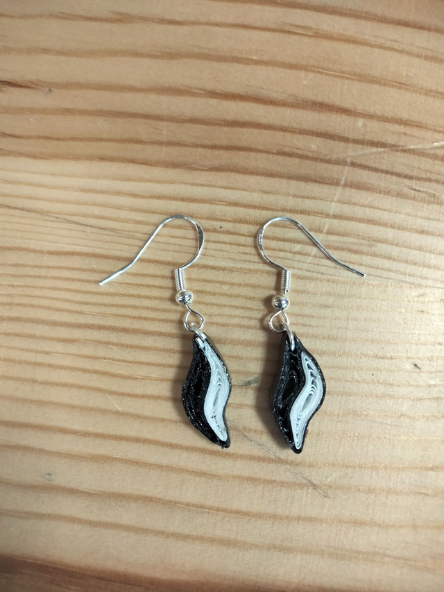 Boucles d'oreilles Quilling