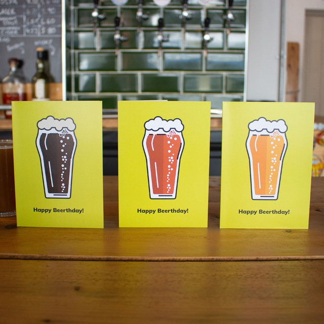 Beer Birthday Card