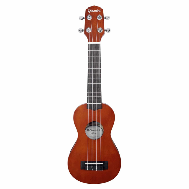 719 - Ukulele Soprano Eletro Acústico C/Bag Giannini UKS21EL Natural Satin