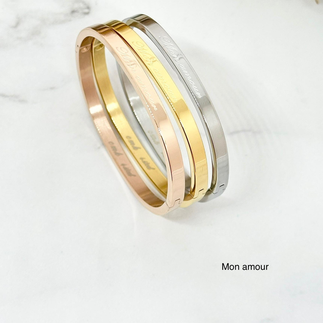 Jonc message XS MON AMOUR 