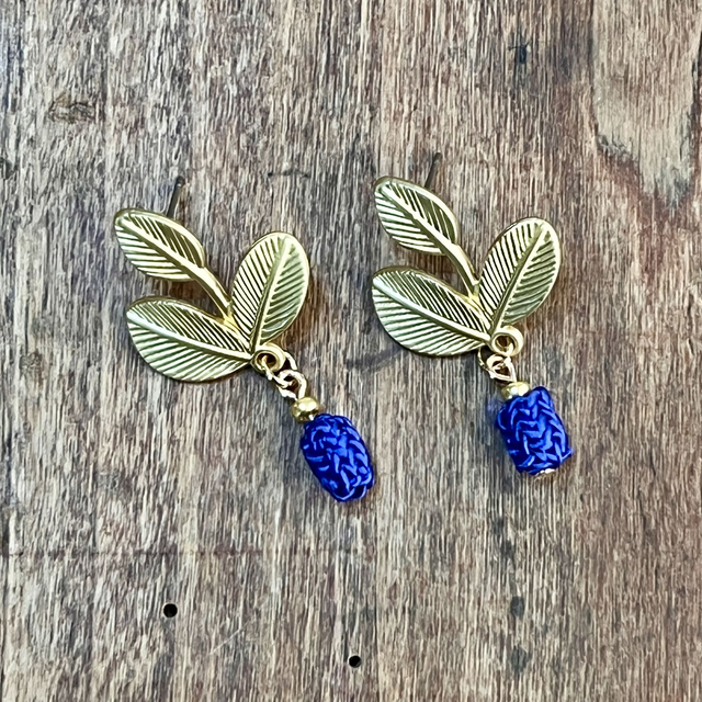 Boucles d'oreilles feuilles 