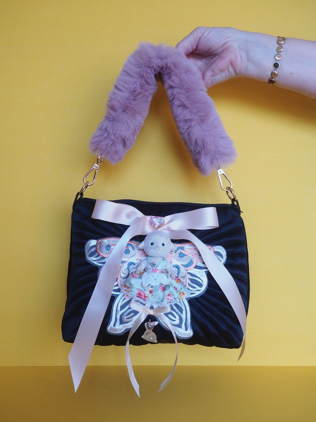 Gwenevere Butterfly Sheep Mini Sweetheart Handbag