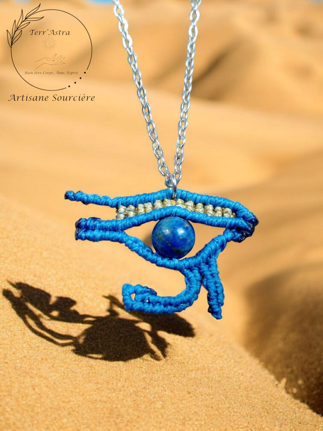Oeil d'Horus et Lapis Lazuli