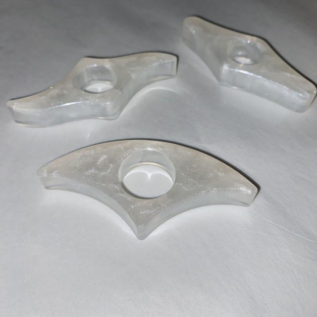 Bague de lecture Galet Blanche