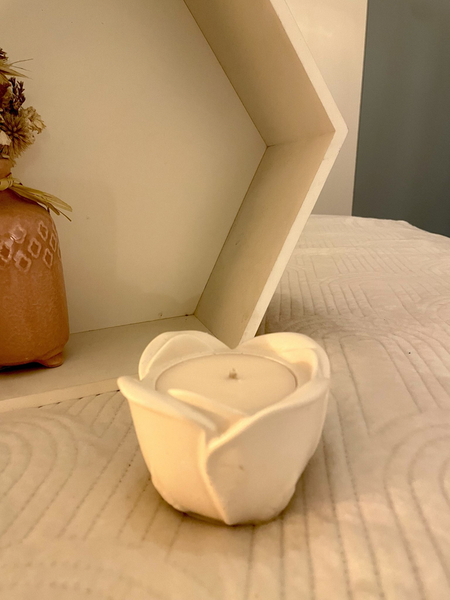 Bougie pen pot floral