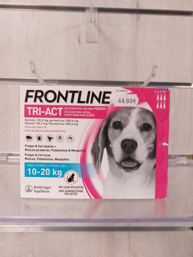 Pipetas (6×2ml) Perros de 10 a 20 Kg