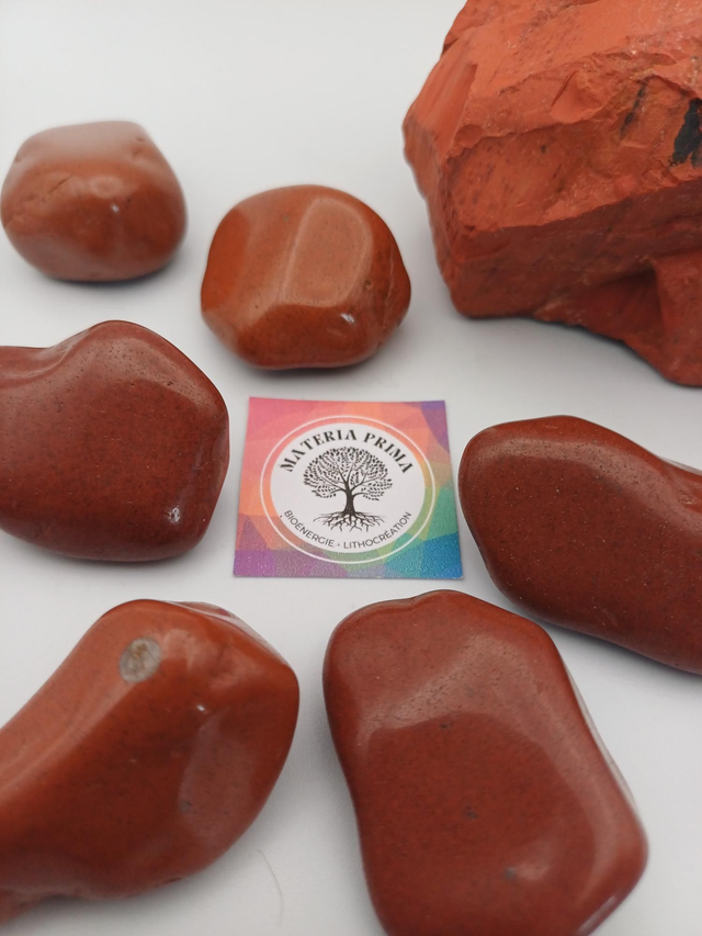 Jaspe Rouge (pierre roulée)