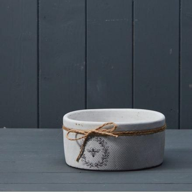 White Bee Bowl, 16cm