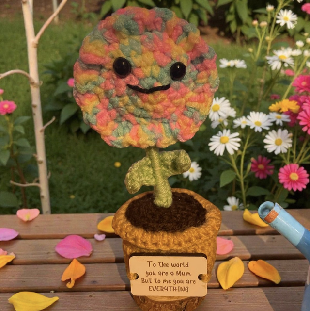 Crocheted positive pal (mum)