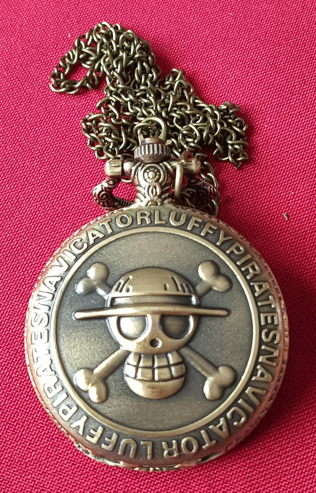 Bronze Coloured One Piece Pocket Watch.