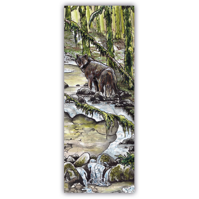 Marque-pages Loup 16 x 6 cm