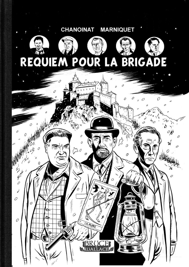 La Brigade de l'Étrange : Tirage de tête noir et blanc en série limitée.