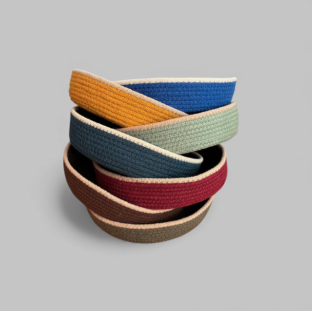 Panier / vide poche rond bi-color