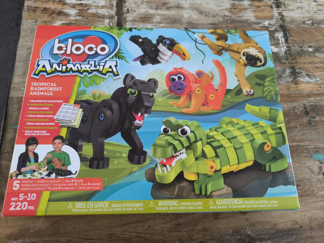 BLOCO ANIMALIA LES ANIMAUX DE LA FORÊT TROPICALE 