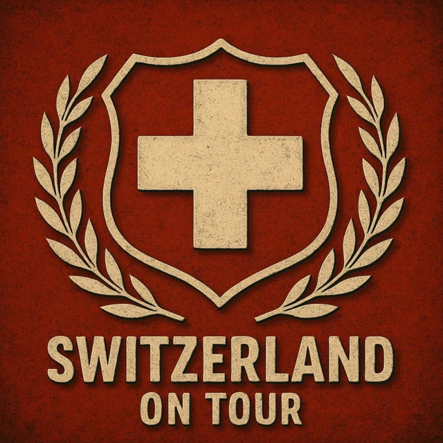 Aufkleber "Switzerland on Tour" 