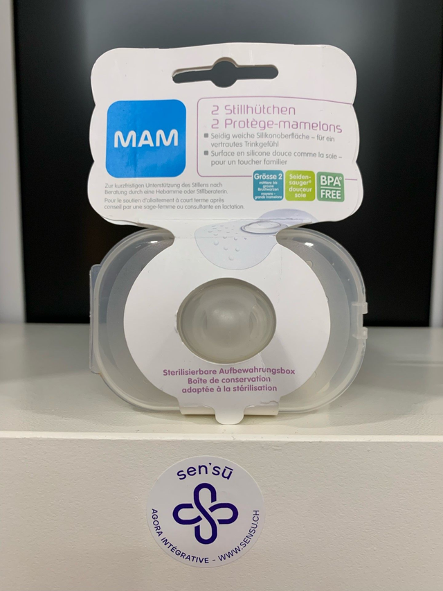 MAM Protege-mamelon L 2 pce