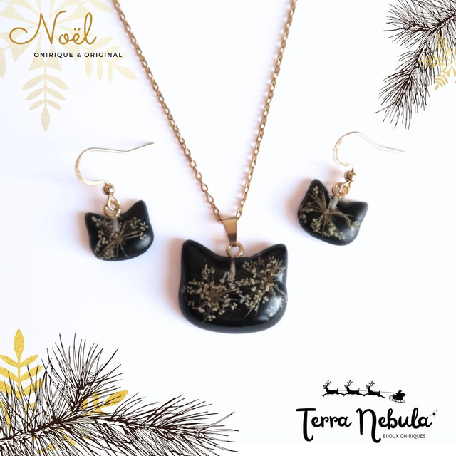 Parure fleurie Miaou | PA11 | Ombelles