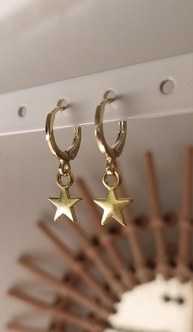 Boucles "étoiles" en acier inoxydable 