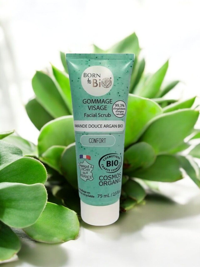 Gommage visage - Peaux normales à sèches - Amande douce Argan