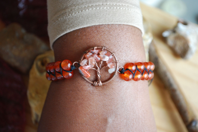 Bracelet arbre de vie sphalérite