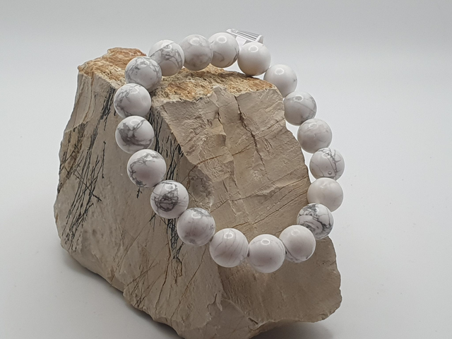 Bracelet Howlite 10 mm