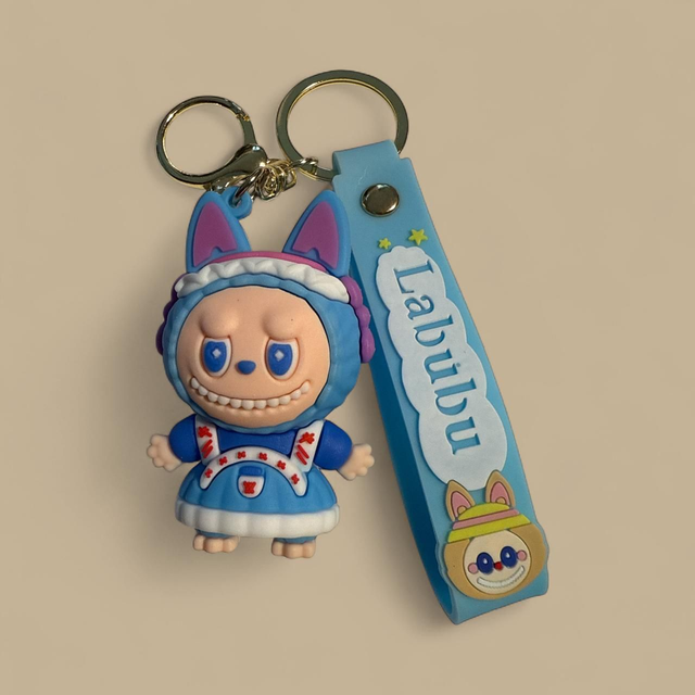 0655 - Labubu - blauw - blauwe jurk