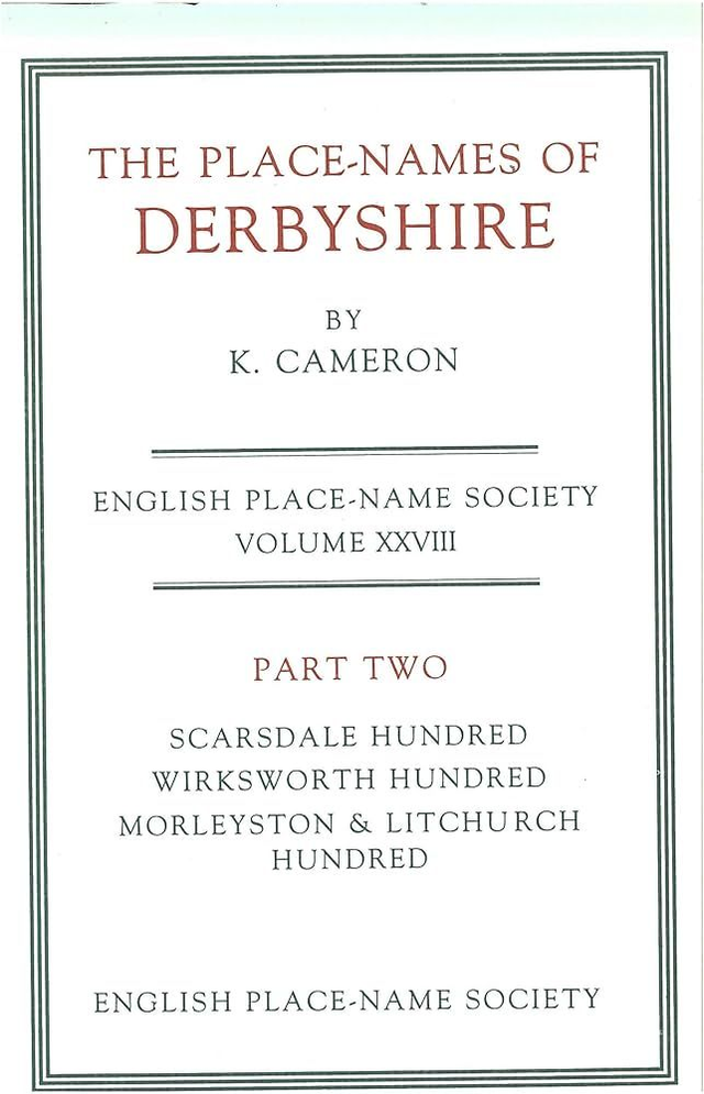 The Place-Names of Derbyshire