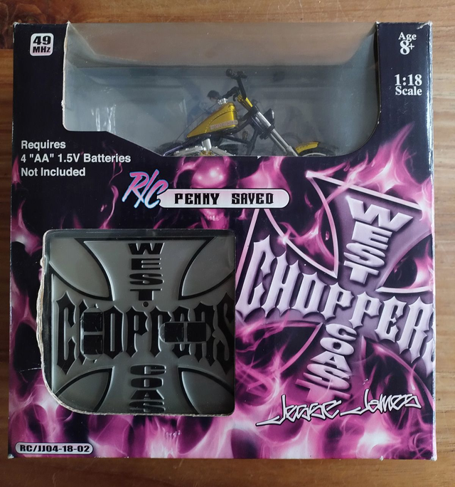 Remote control - West Coast Choppers Jesse James R/C