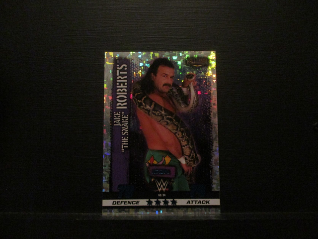 Jake "The Snake" Roberts - Icon Slam Attax 10th Edition Original Trading Card #34