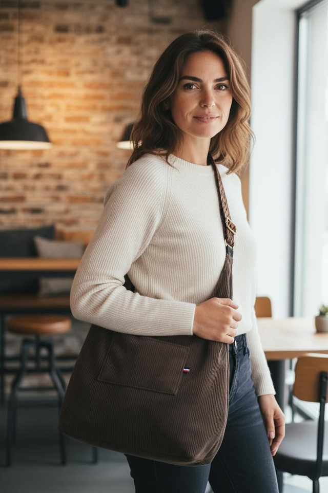 Sac cabas ORI marron 