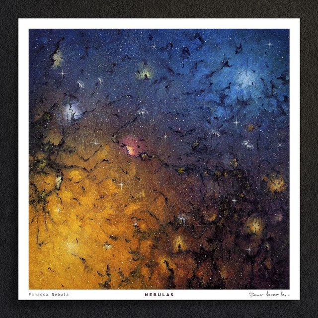 #0586 Paradox Nebula - NEBULAS - PRINT - peintures Acrylique