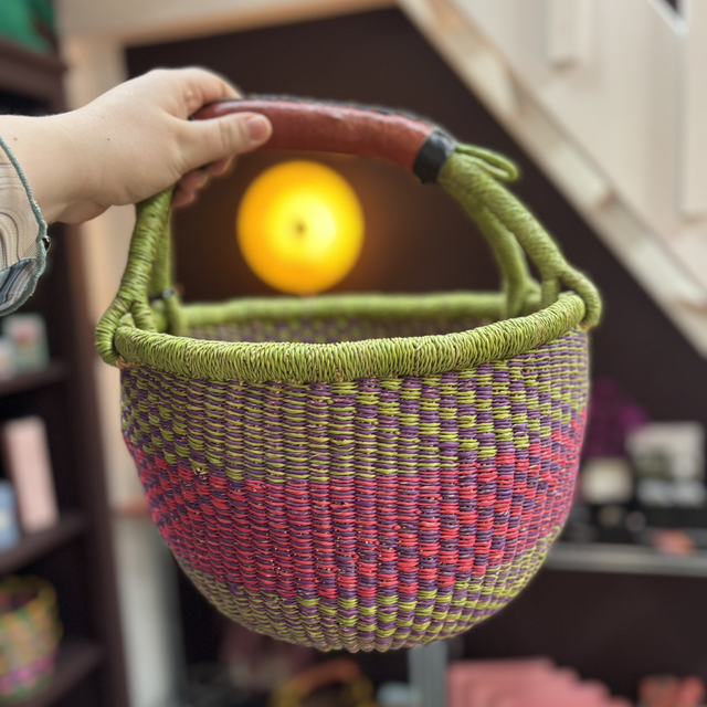 Bolga round basket M - Gone Arty