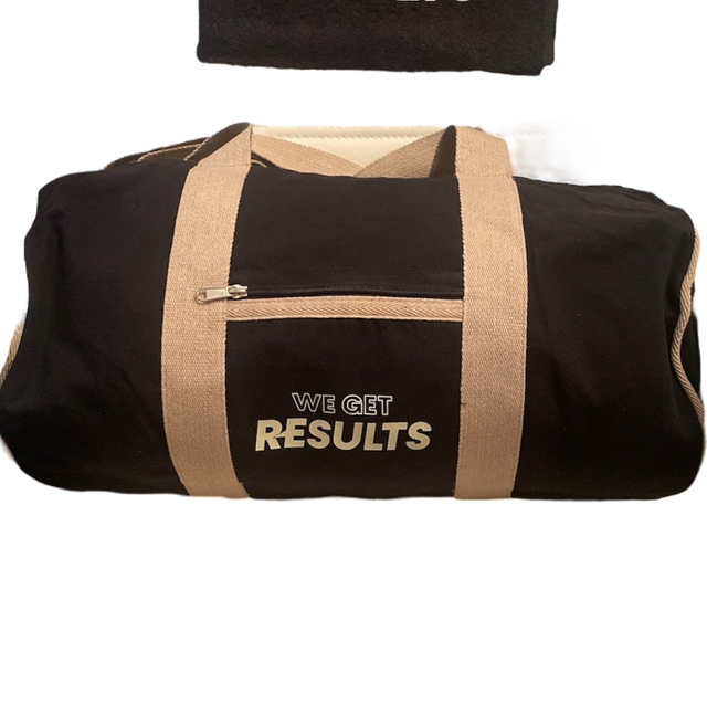 We Get Results Duffel bag