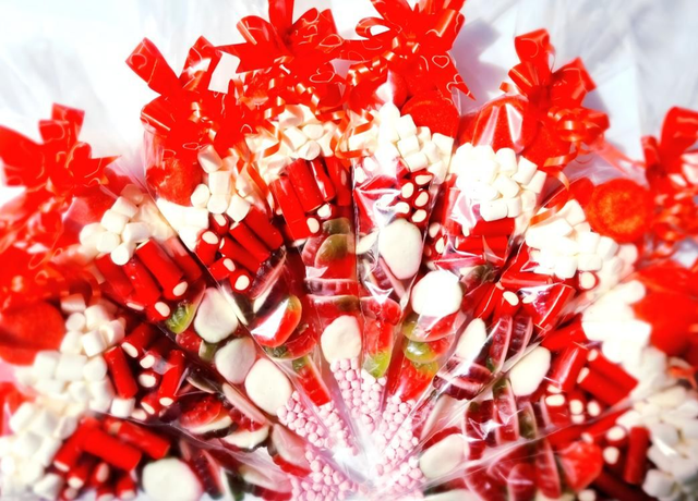 Red Jelly Strawberry Sweet Cones