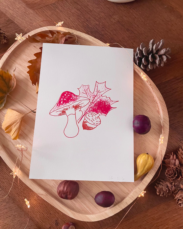 Affiche, Composition d'automne