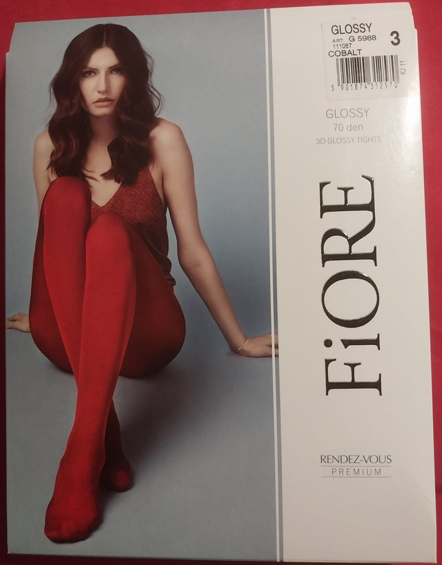 Collant cobalt "Glossy"