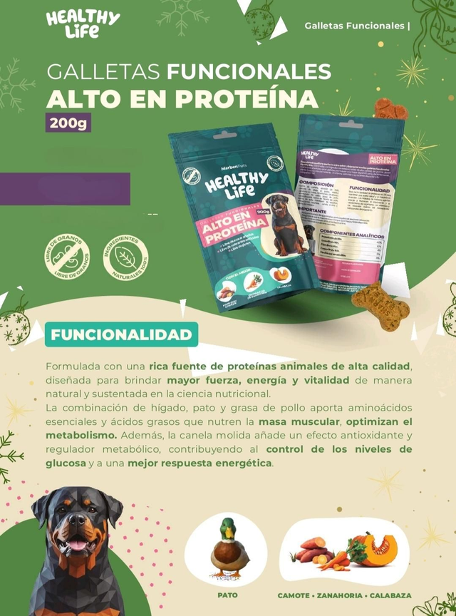 Galletas altas en proteína 